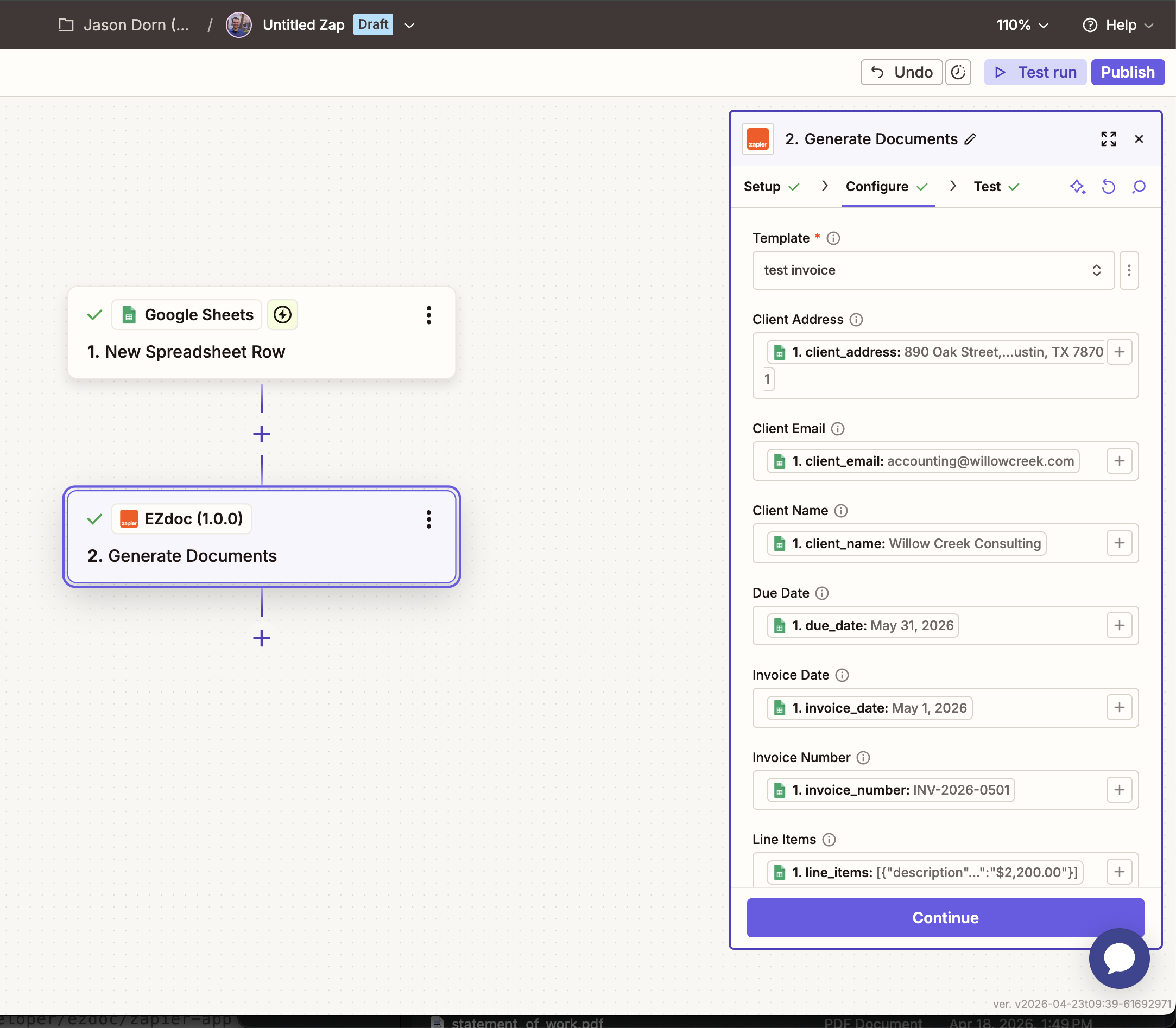 Connect EZdoc to 6,000+ Apps with Zapier